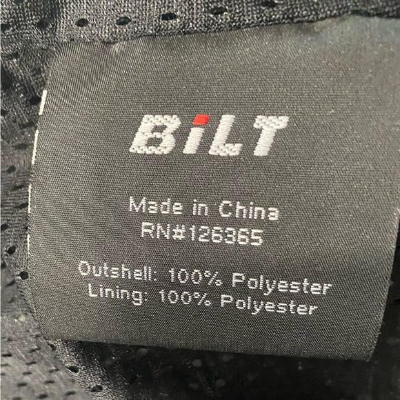 BILT Blaze 2 Motorcycle Mesh Jacket Size M + Full Back, Elbows, Shoulders Armors - Picture 4 of 11